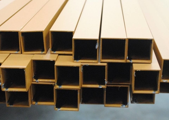 Κοίλος τετραγωνικός σωλήνας 2x2 2x1 αργιλίου 10 X 10 χιλ. 2.5cm ορθογώνια τμήματα