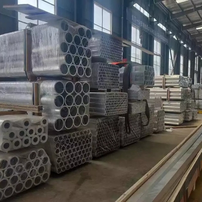 6000 σειρών υποβολής σε ανοδική οξείδωση αργιλίου ορθογώνια σωλήνωση τοίχων κραμάτων προσαρμοσμένη σωλήνας